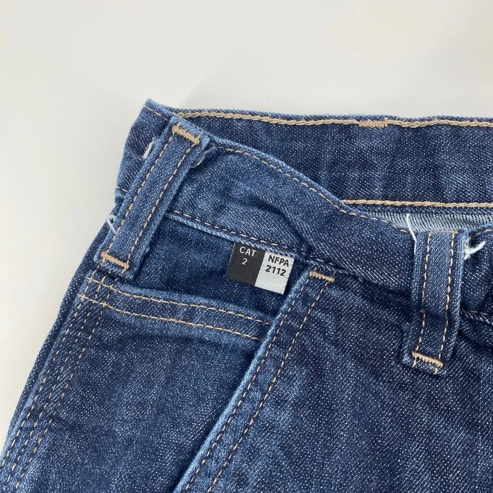 Carhartt FR Flame Resistant Jeans Mens Tag 32x32 Fits 32x30.5 Dark Work CAT 2
